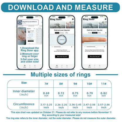 Smart Ring - Health Monitoring Device with Heart Rate, Calories, Sleep, Menstrual Cycle, Stress, Mood and Exercise Data for Men and Women, Wireless Fitness Tracker, No Surcharge, Android Ios Compatible